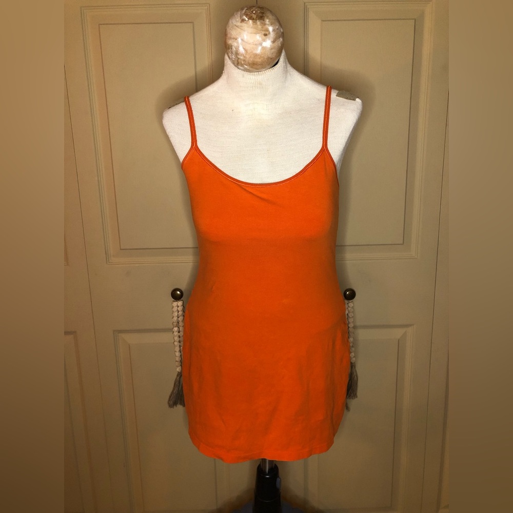 Women’s long orange tank top by Victoria Secret size Medium